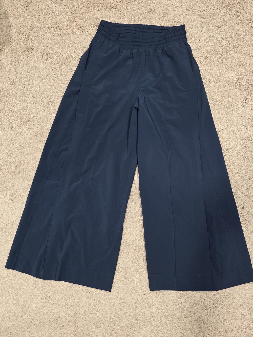 lululemon Swift High-Rise Wide-Leg Pant *Logo Waistband Blue Size S